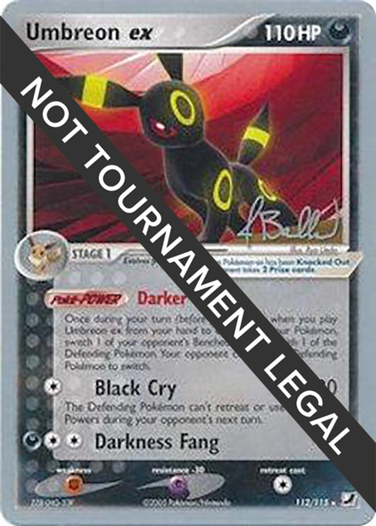 Umbreon ex 2006 Jimmy Ballard (112/115) [WCD]