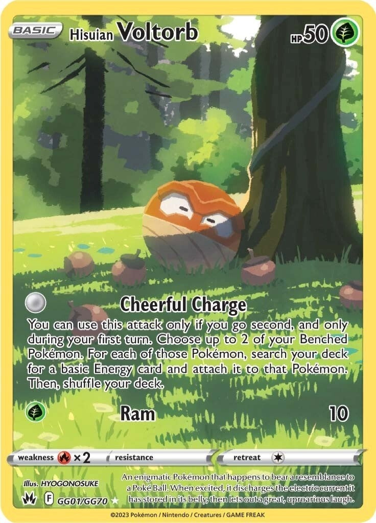 Hisuian Voltorb (GG01/GG70) [CRZ:GG]