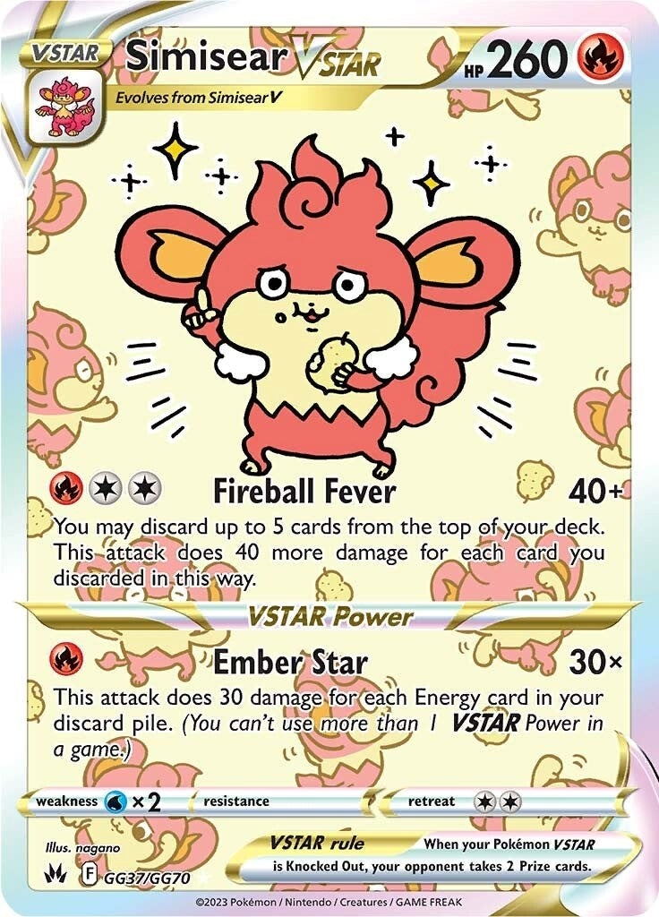Simisear VSTAR (GG37/GG70) [CRZ:GG]