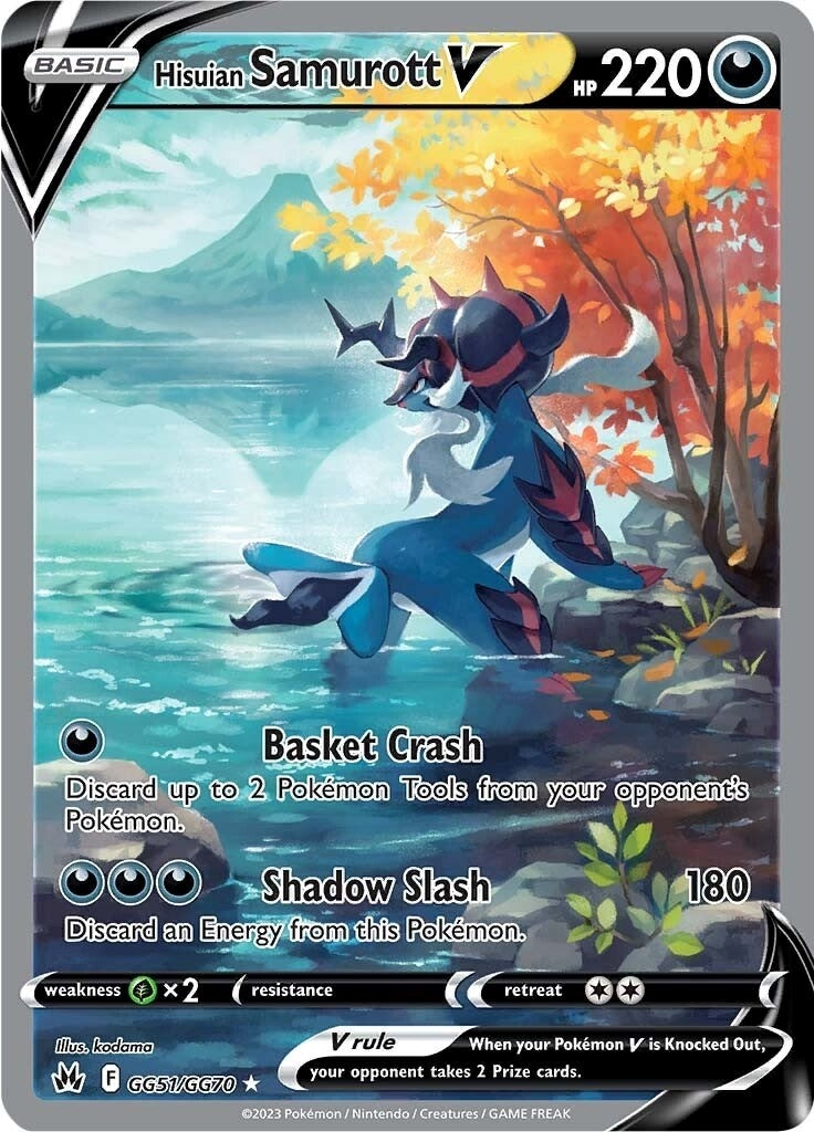 Hisuian Samurott V (GG51/GG70) [CRZ:GG]