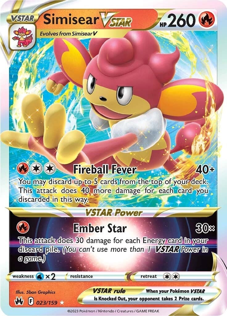 Simisear VSTAR (023/159) [CRZ]