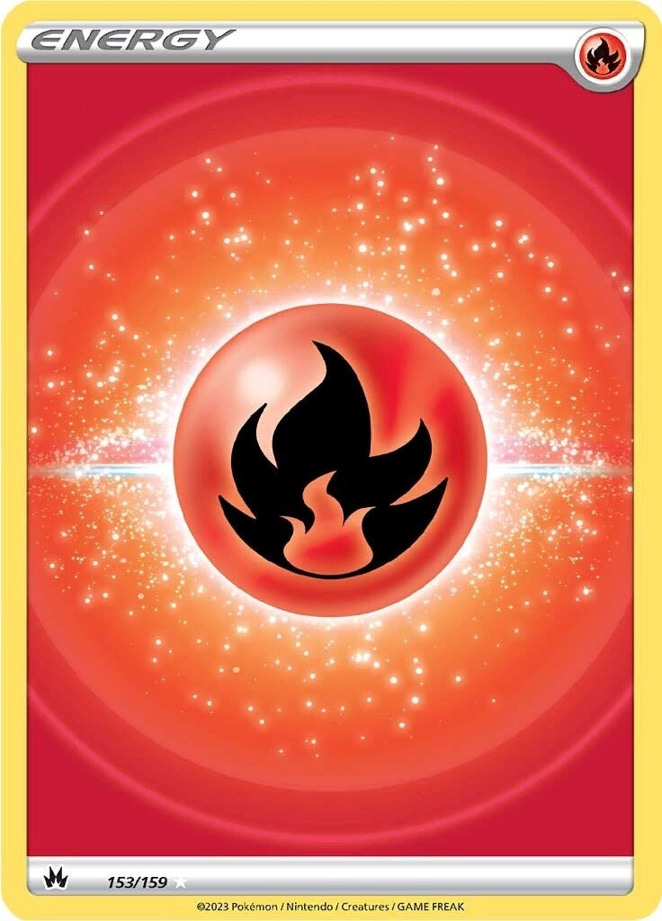 Fire Energy Texture Full Art (153/159) [CRZ]
