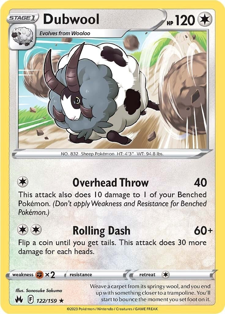 Dubwool (122/159) [CRZ]