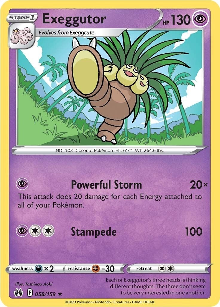 Exeggutor (058/159) [CRZ]