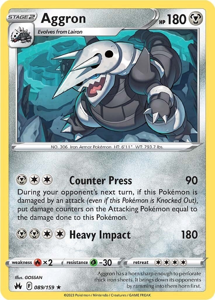 Aggron (089/159) [CRZ]