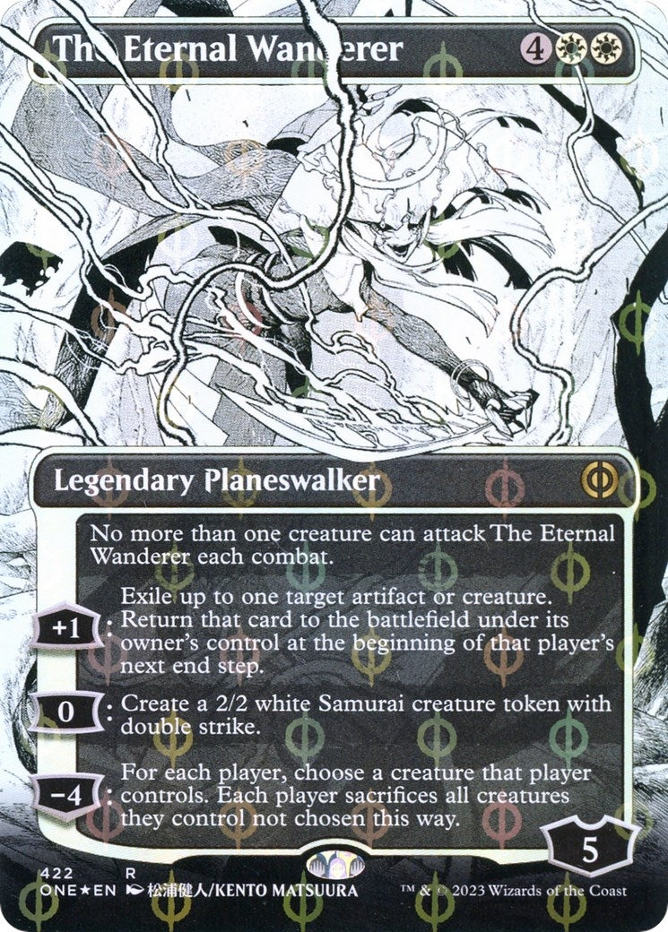 The Eternal Wanderer Borderless Step and Compleat Foil (422) [ONE]