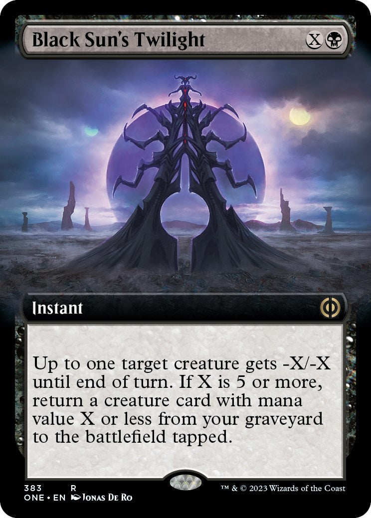 Black Suns Twilight Extended Art (383) [ONE]
