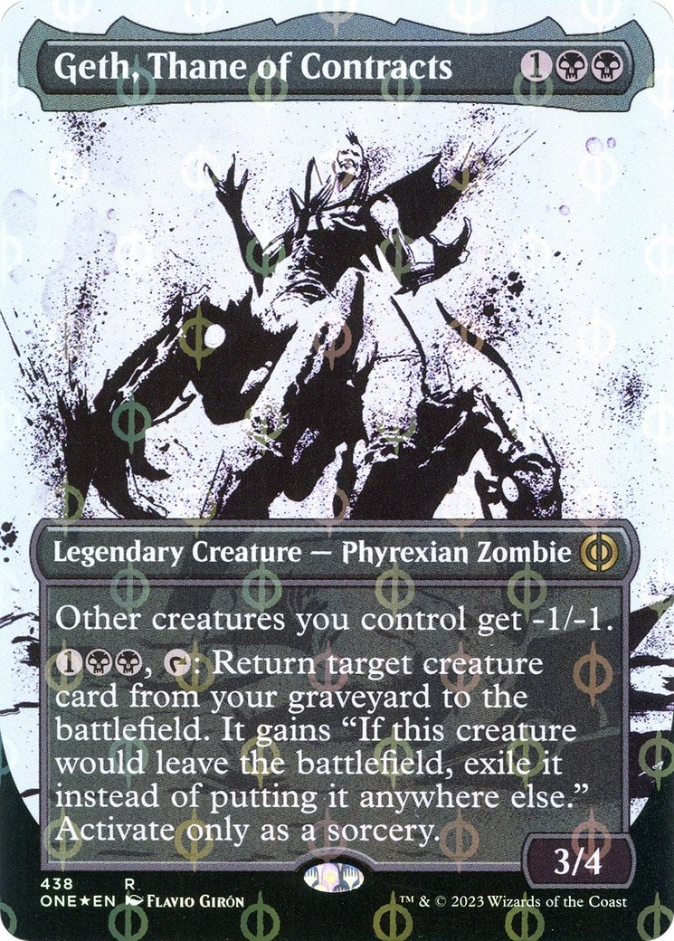 Geth Thane of Contracts Showcase Step and Compleat Foil (438) [ONE]