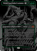 Nissa Ascended Animist Oil Slick Raised Foil (362) [ONE]