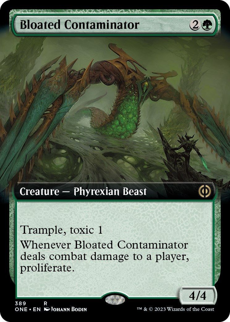 Bloated Contaminator (Extended Art) [Phyrexia: All Will Be One]