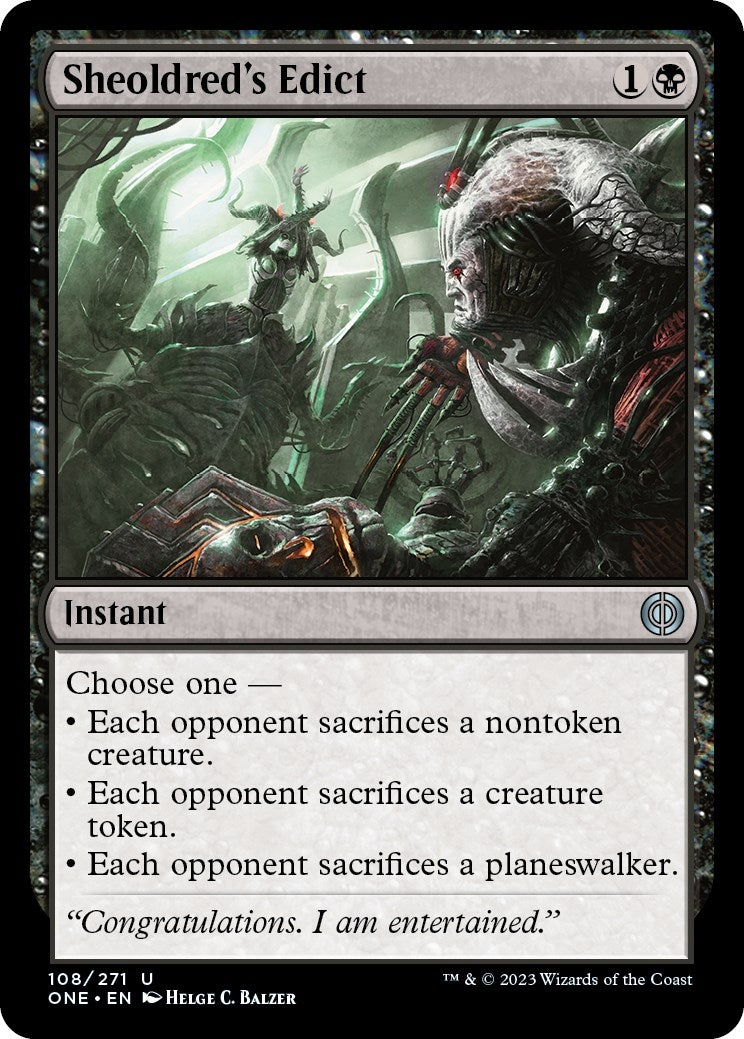 Sheoldreds Edict (108) [ONE]
