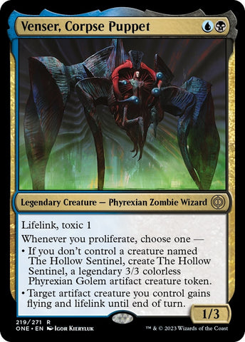 Venser, Corpse Puppet [Phyrexia: All Will Be One]