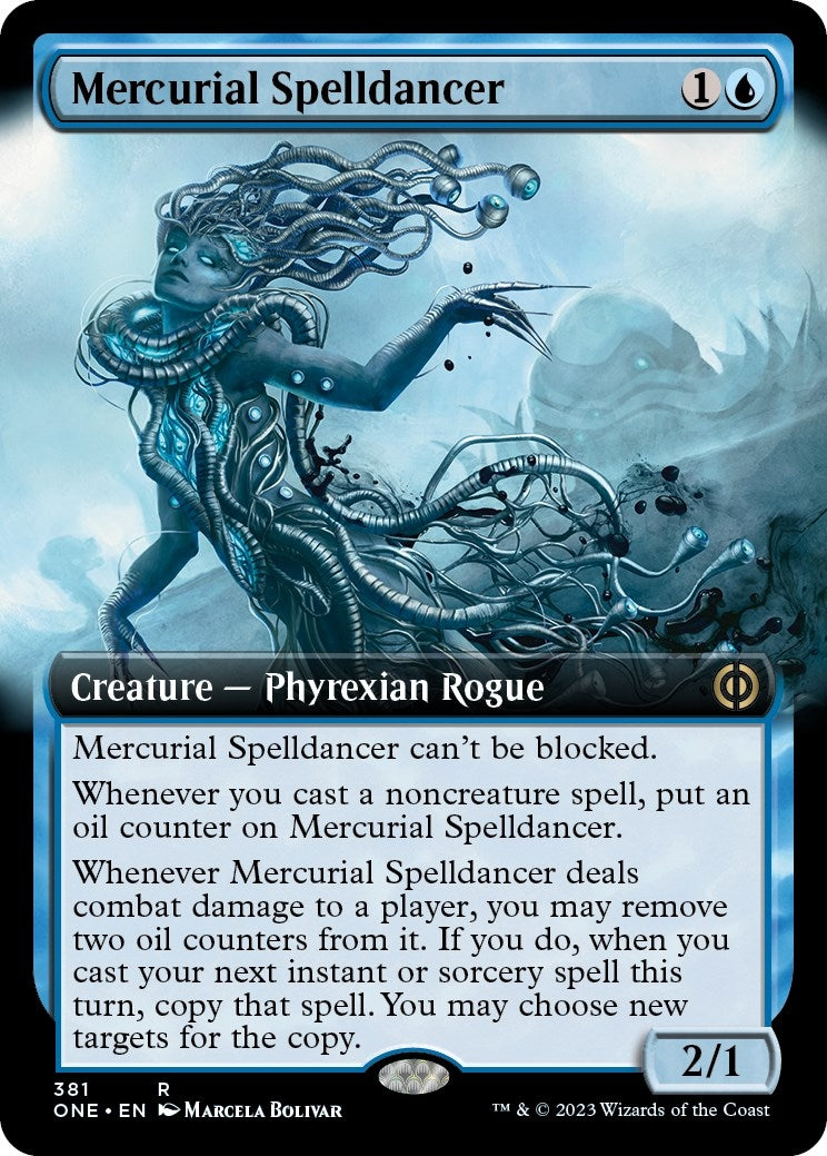 Mercurial Spelldancer (Extended Art) [Phyrexia: All Will Be One]
