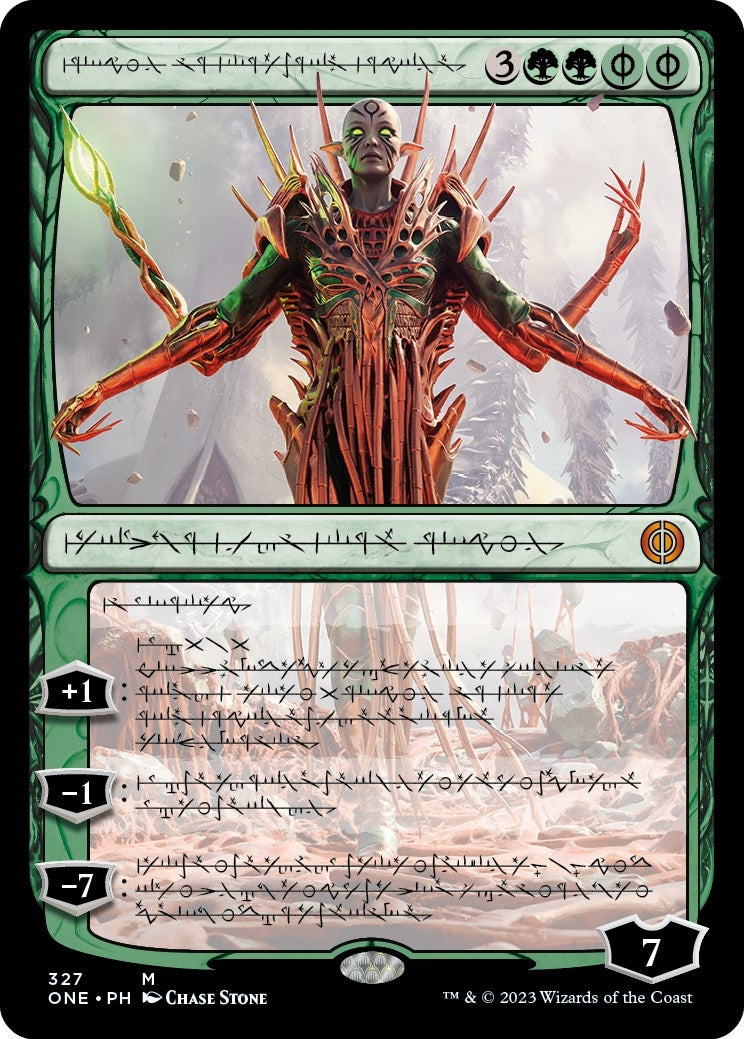Nissa Ascended Animist Phyrexian (327) [ONE]