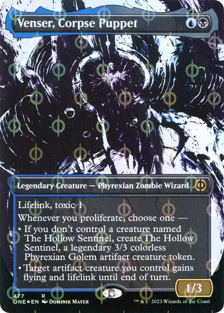 Venser Corpse Puppet Showcase Step and Compleat Foil (477) [ONE]