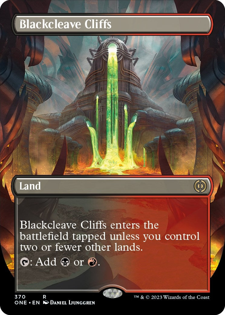 Blackcleave Cliffs Borderless (370) [ONE]