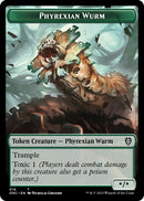 Phyrexian Wurm Phyrexian Horror Double sided Token [ONC]