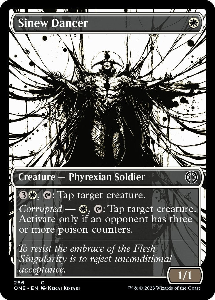 Sinew Dancer (Showcase Ichor) [Phyrexia: All Will Be One]