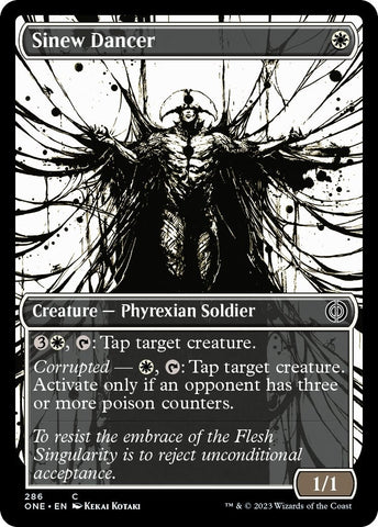 Sinew Dancer (Showcase Ichor) [Phyrexia: All Will Be One]