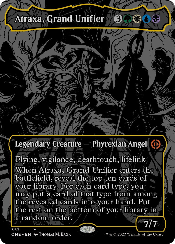 Atraxa Grand Unifier Oil Slick Raised Foil (357) [ONE]