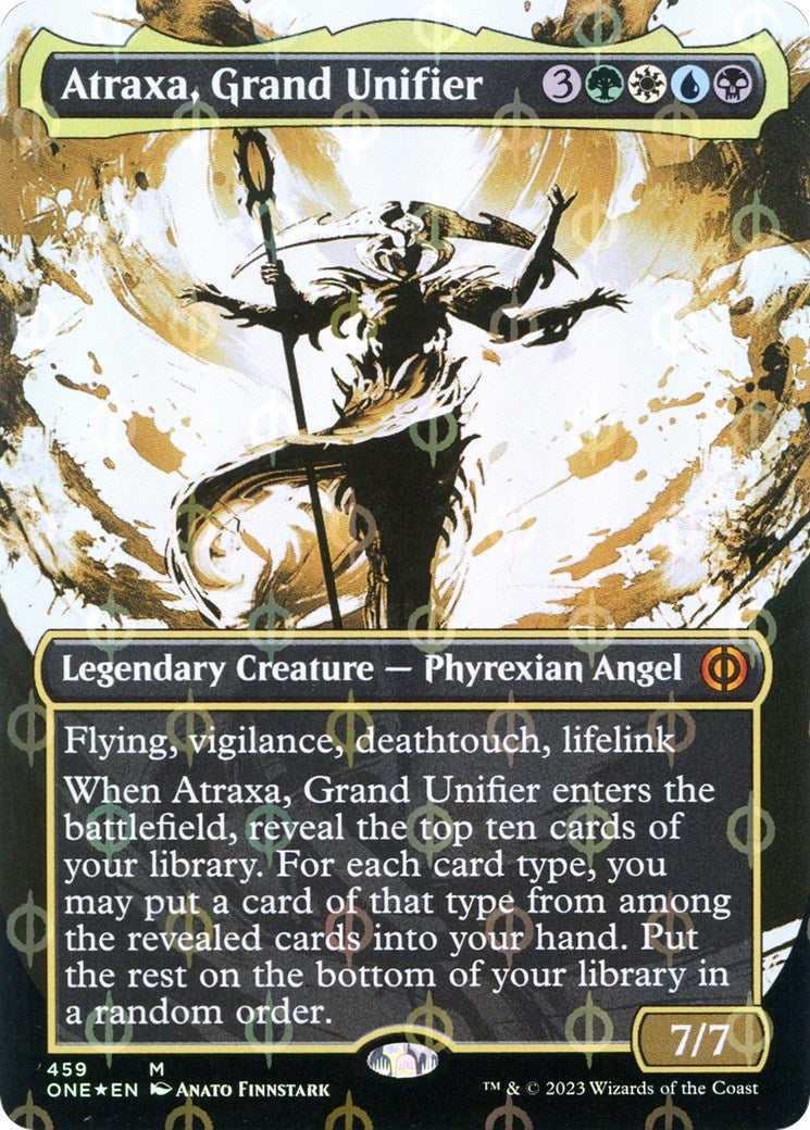 Atraxa Grand Unifier Showcase Step and Compleat Foil (459) [ONE]