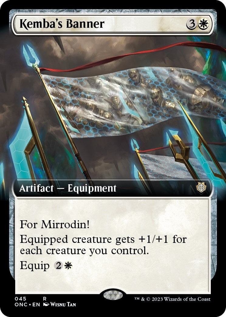 Kemba's Banner (Extended Art) [Phyrexia: All Will Be One Commander]
