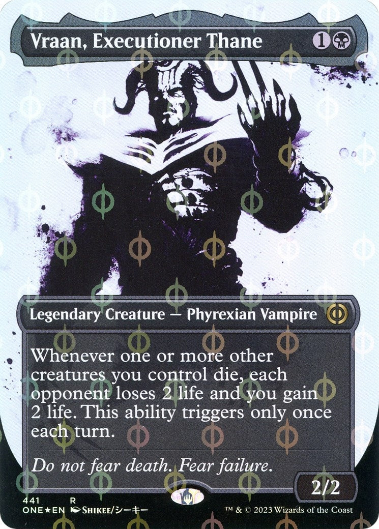 Vraan Executioner Thane Showcase Step and Compleat Foil (441) [ONE]