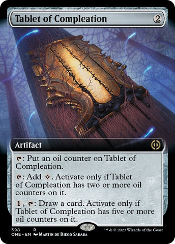Tablet of Compleation (Extended Art) [Phyrexia: All Will Be One]