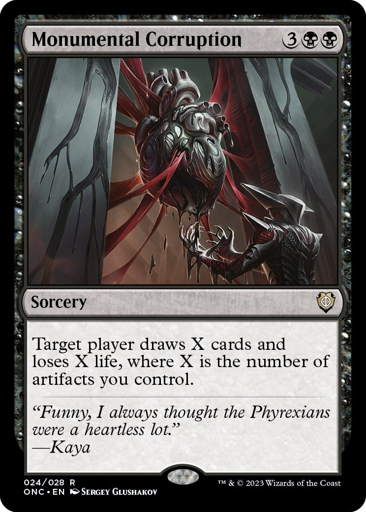 Monumental Corruption [Phyrexia: All Will Be One Commander]