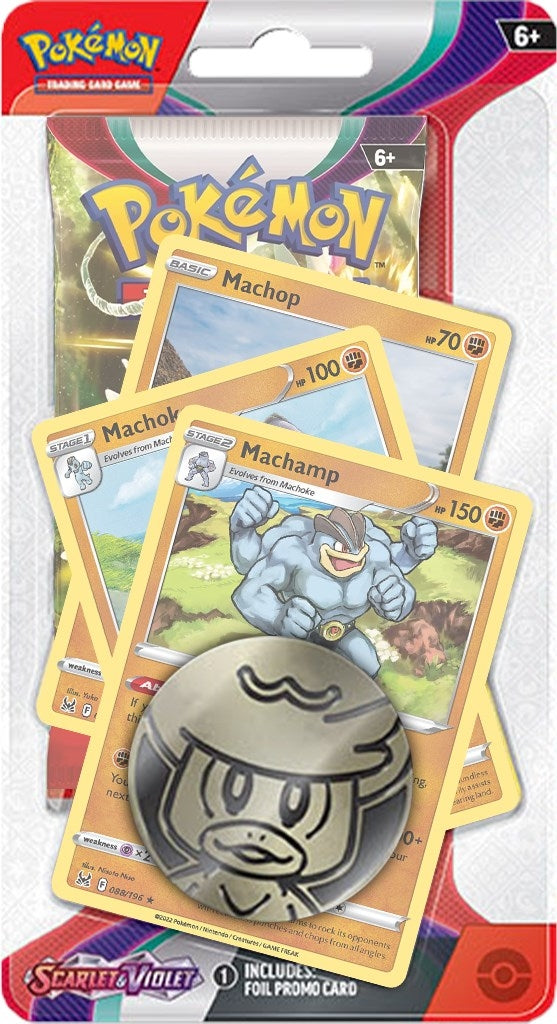 Scarlet and Violet Premium Checklane Blister Machamp [SV1]