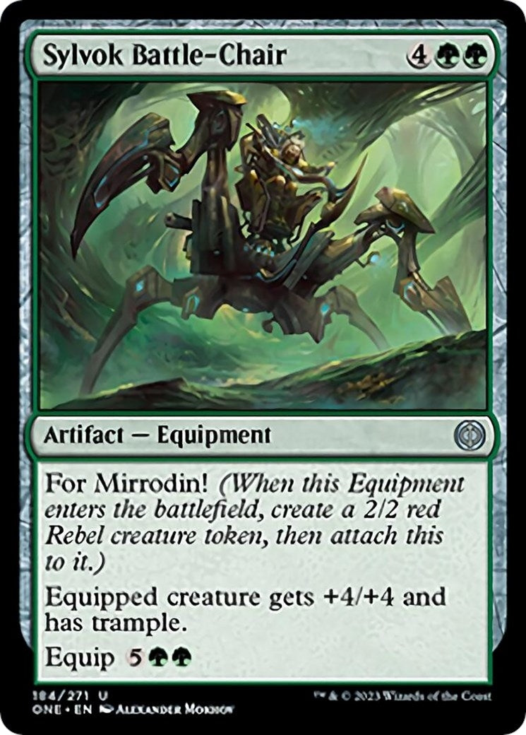 Sylvok Battle-Chair [Phyrexia: All Will Be One]