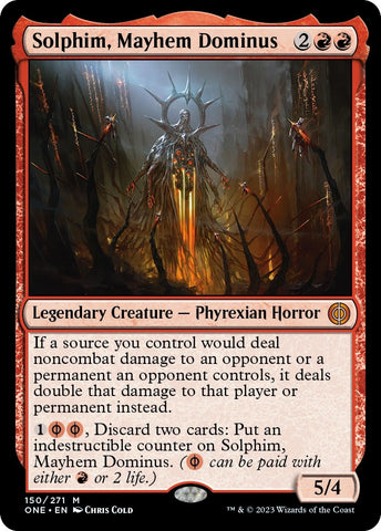Solphim, Mayhem Dominus (150) [Phyrexia: All Will Be One]