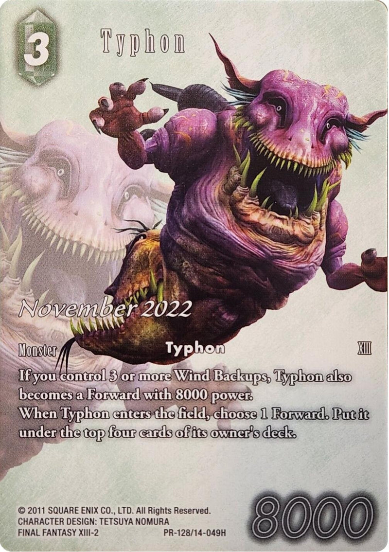 Typhon November 2022 (PR-128/17-055H) [PR]