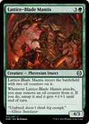 Lattice-Blade Mantis [Phyrexia: All Will Be One]