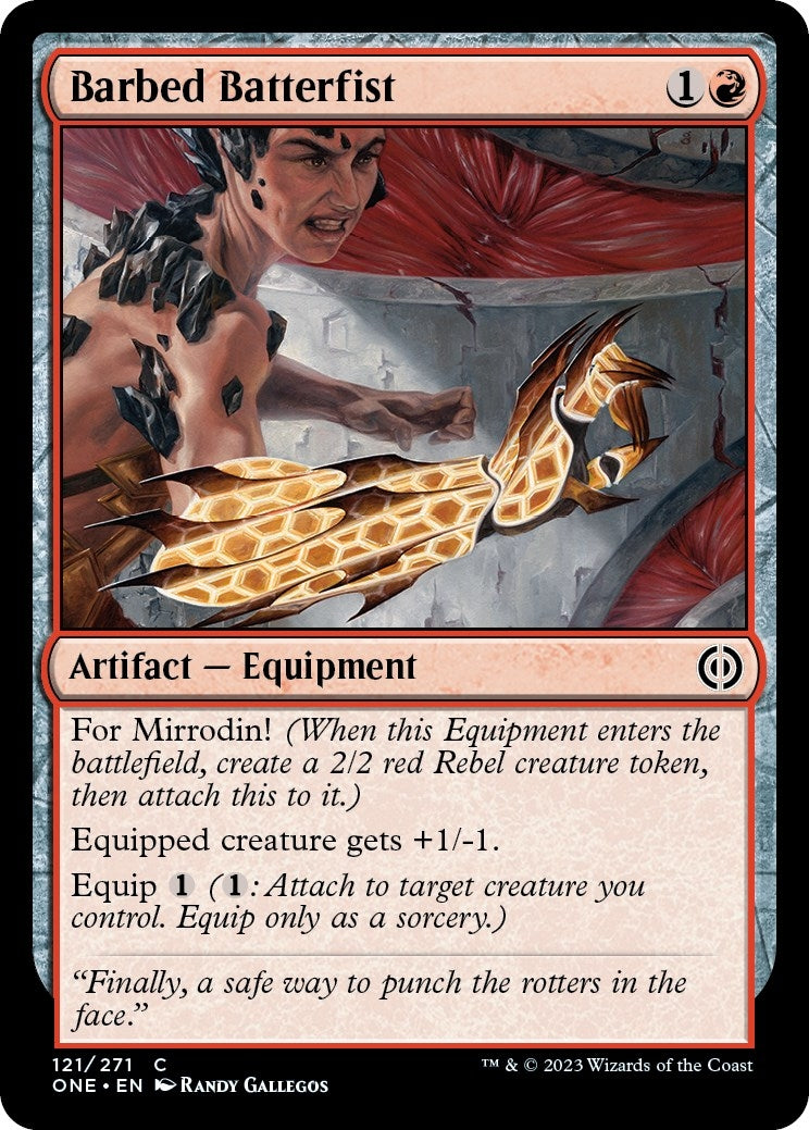 Barbed Batterfist (121) [ONE]
