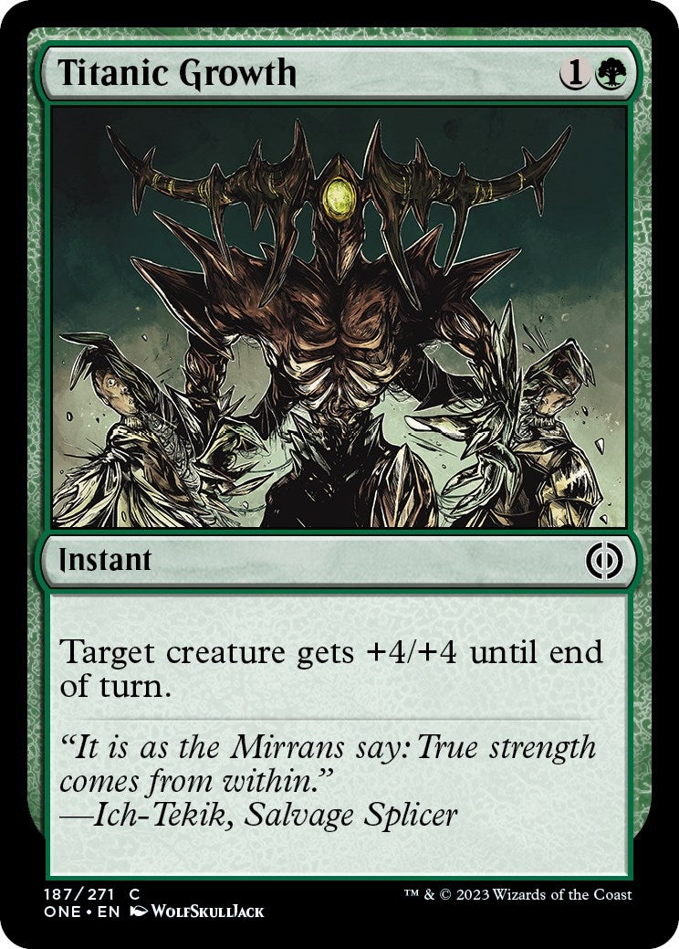 Titanic Growth [Phyrexia: All Will Be One]