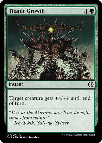 Titanic Growth [Phyrexia: All Will Be One]
