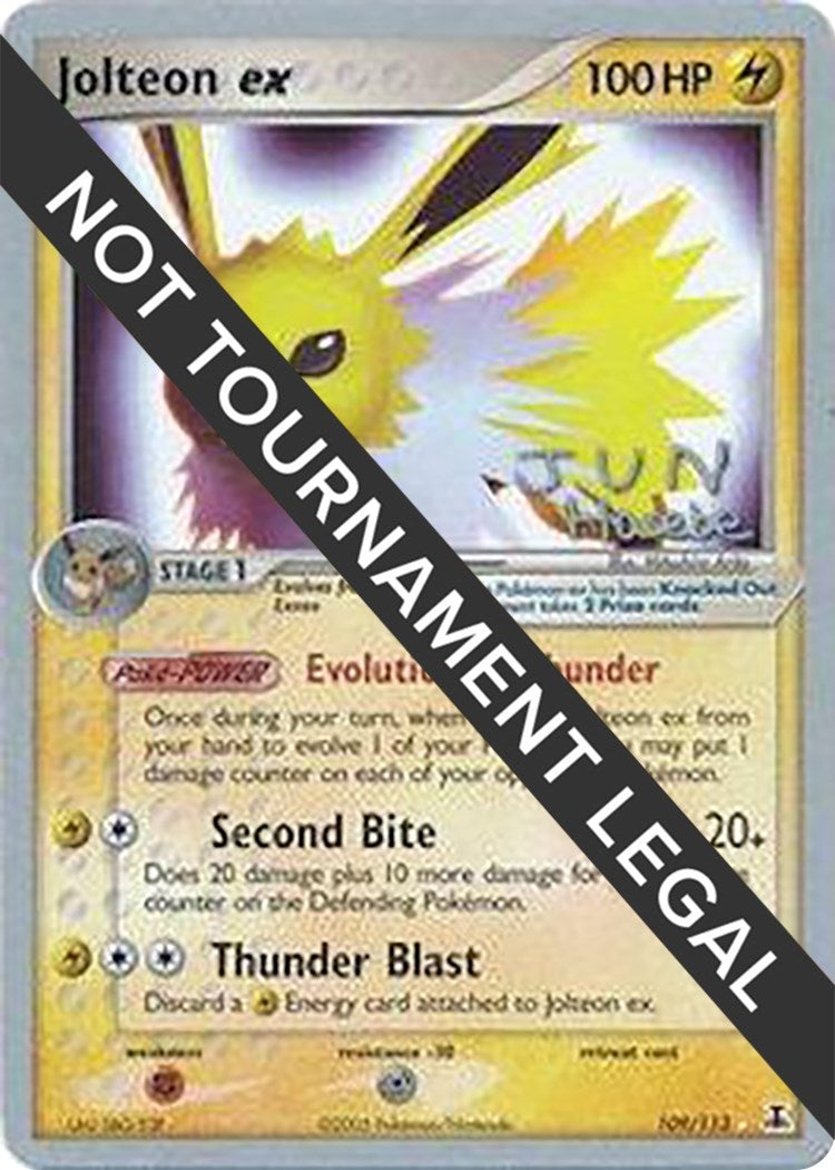 Jolteon ex 2007 Jun Hasebe (109/113) [WCD]