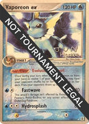 Vaporeon ex 2007 Jun Hasebe (110/113) [WCD]