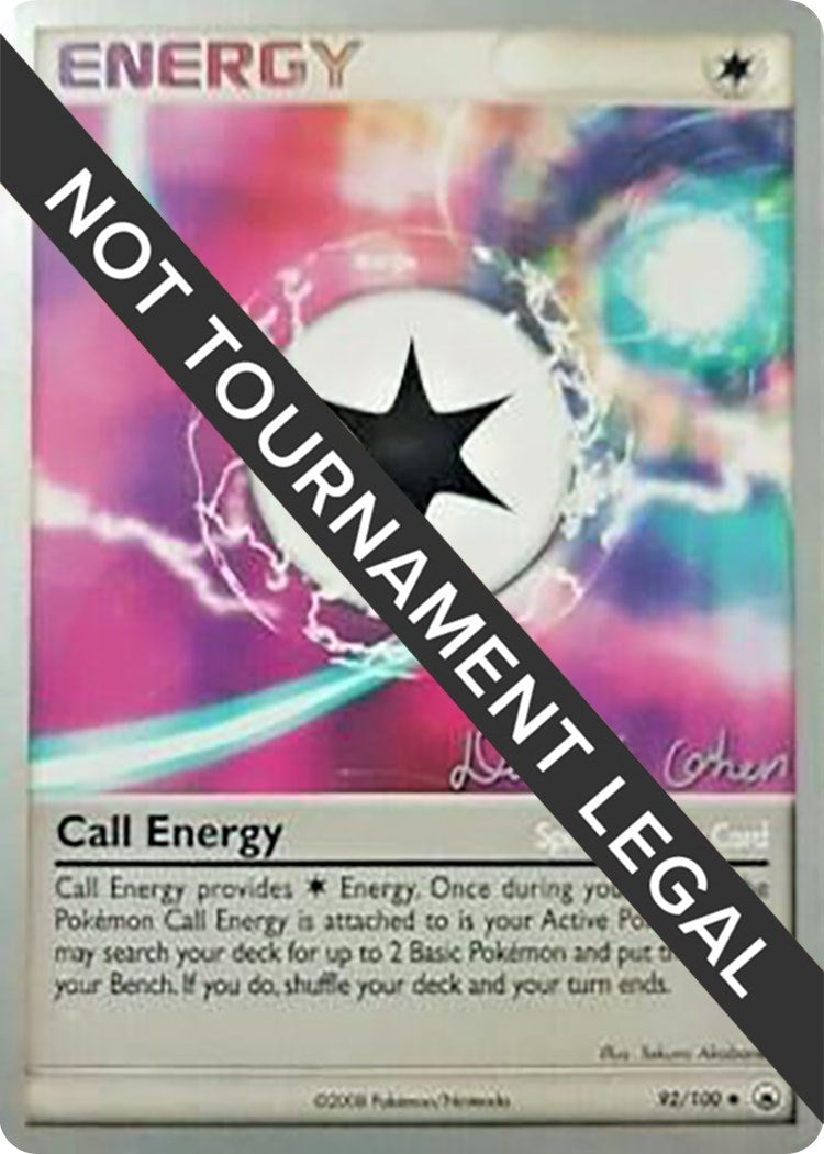 Call Energy 2009 David Cohen (92/100) [WCD]