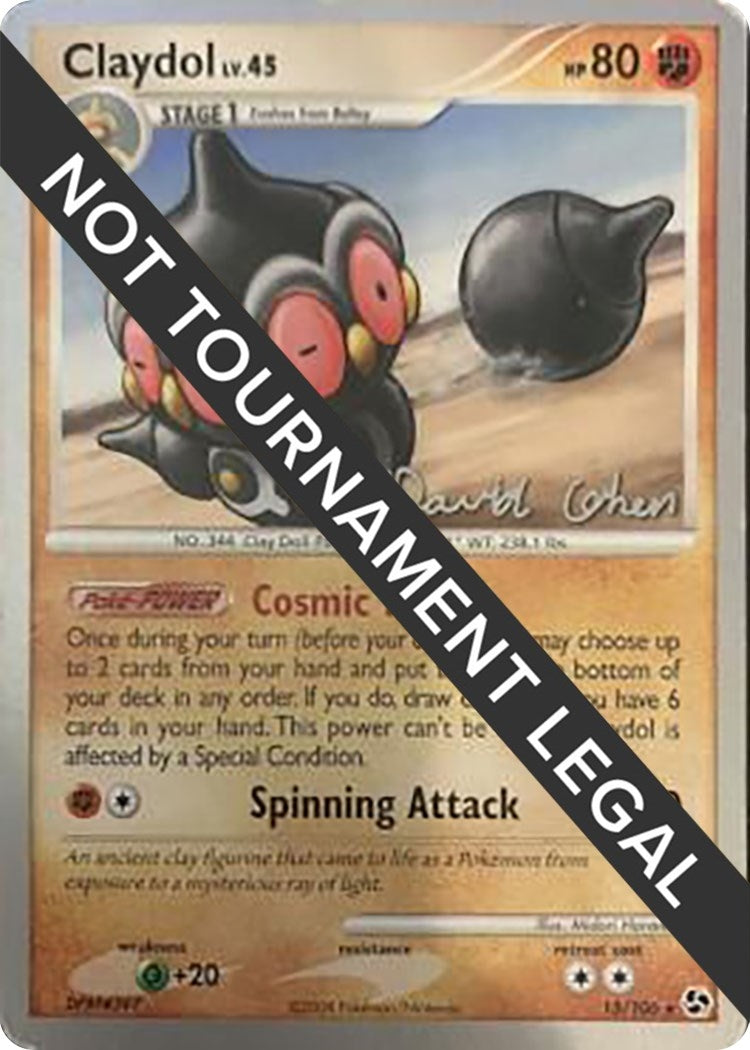 Claydol - 2009 (David Cohen) (15/106) (World Championship Decks)