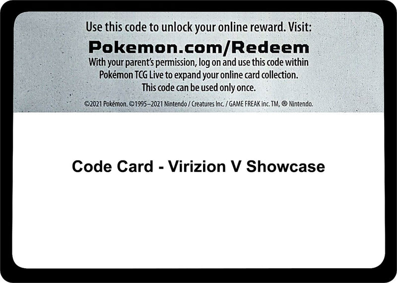 Code Card Virizion V Showcase [MCAP]