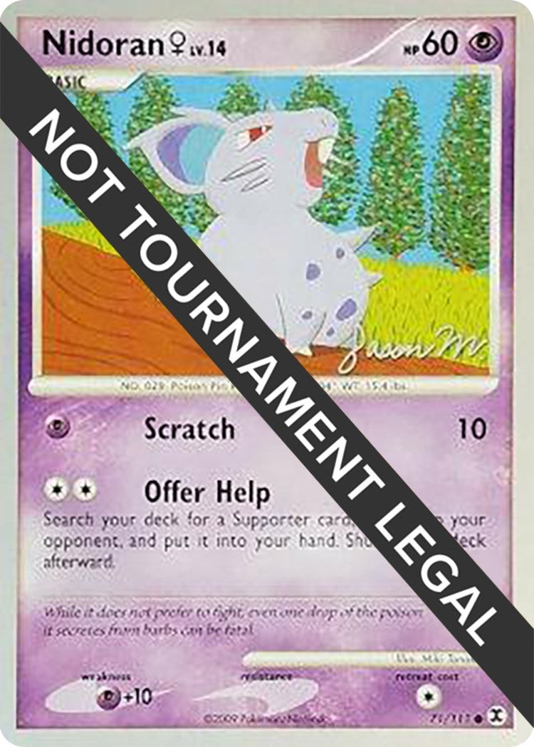 Nidoran F 2009 Jason Martinez (71/111) [WCD]