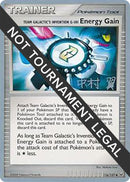 Team Galactics Invention G 101 Energy Gain 2009 Tsubasa Nakamura (116/127) [WCD]