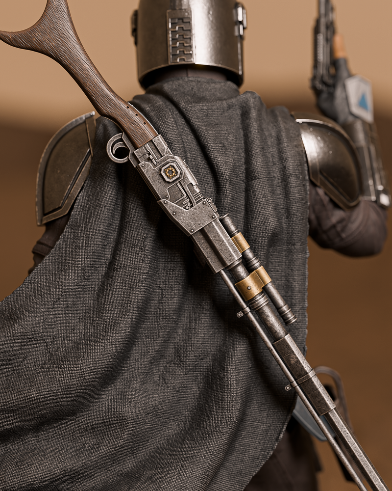 The Mandalorian Resin Statue - view 2