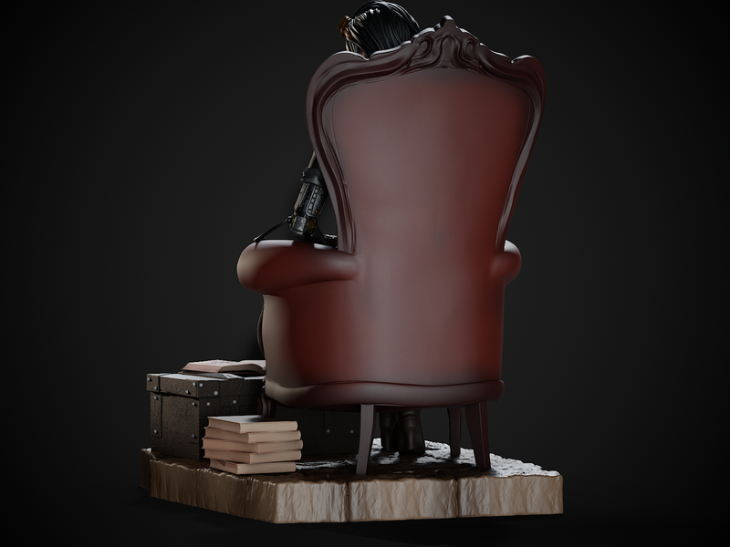 Lady Mechanika Resin Statue - view 4