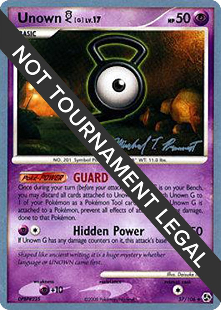 Unown G 2010 Michael Pramawat (57/106) [WCD]