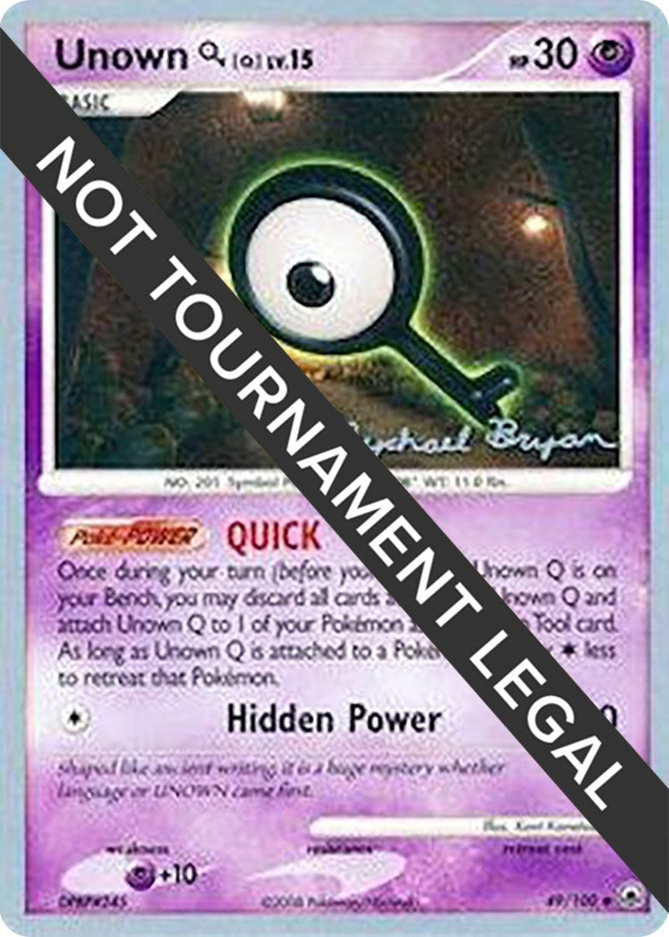 Unown Q 2010 Mychael Bryan (49/100) [WCD]