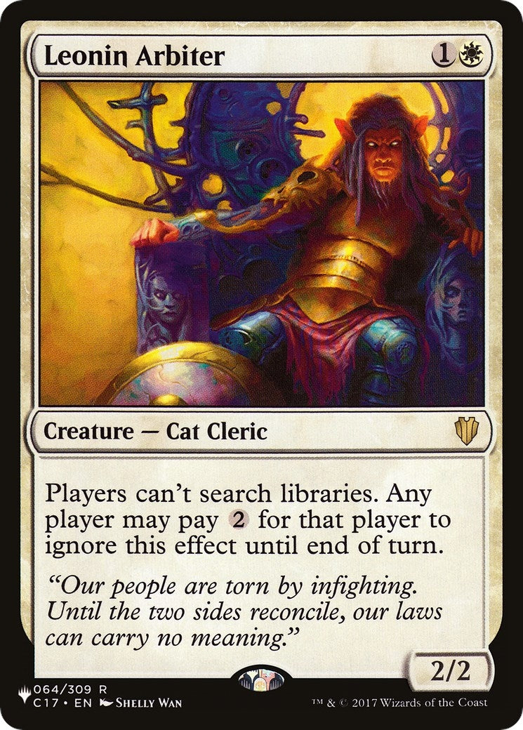 Leonin Arbiter (64) [LIST]