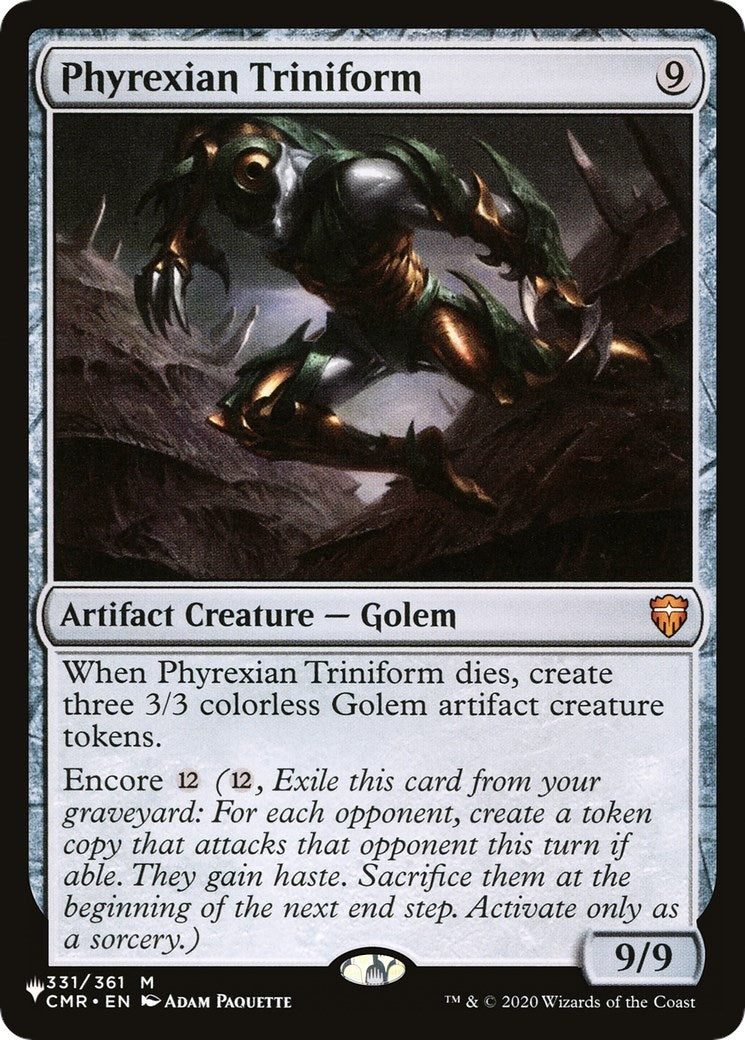 Phyrexian Triniform (331) [LIST]